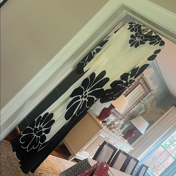 Farm Rio Palermo black cut out long sleeve maxi dress NWT XS - Picture 11 of 12